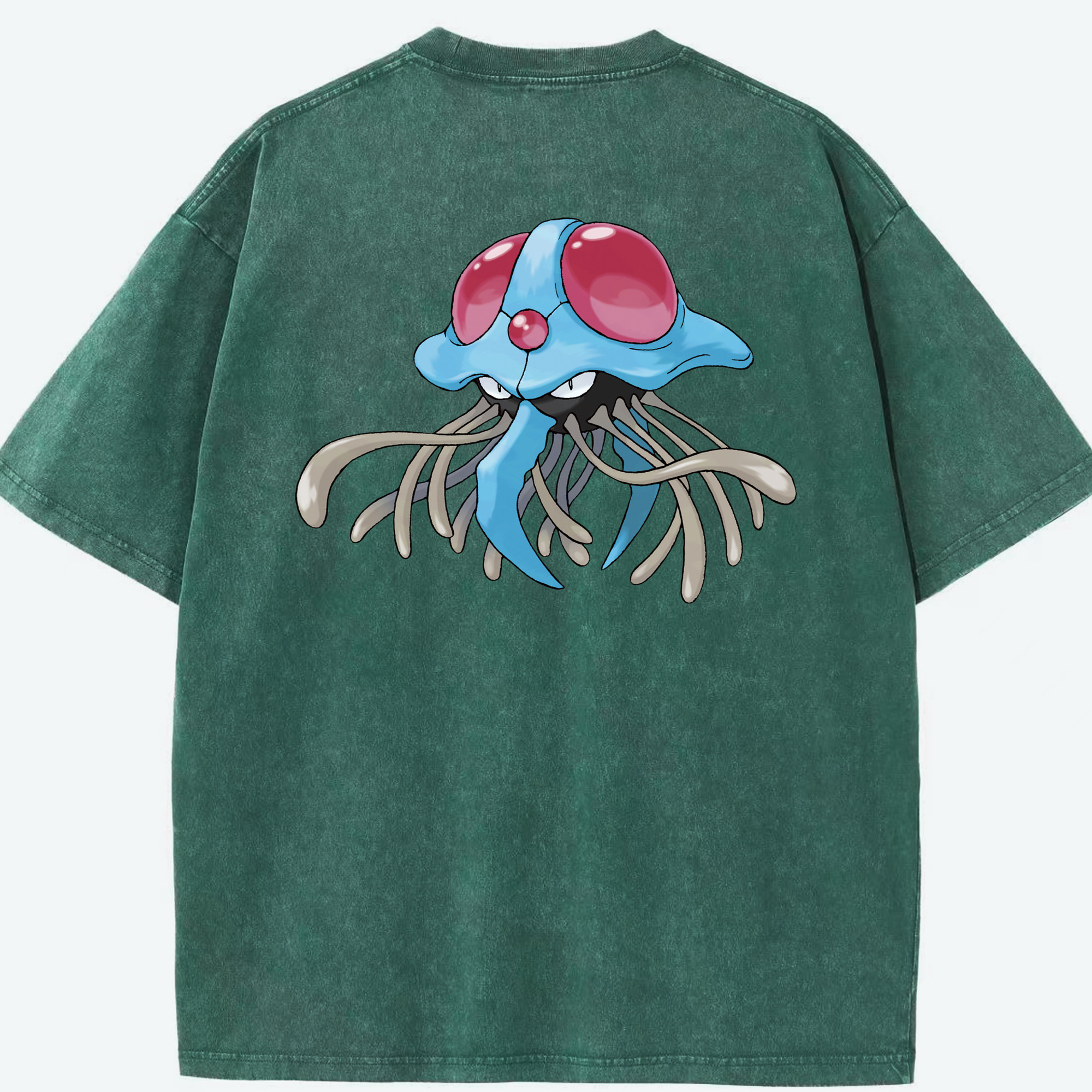 （画像用） ポケットモンスター Pokémon 綿100% ヴィンテージ風 半袖Tシャツ（背面プリント）